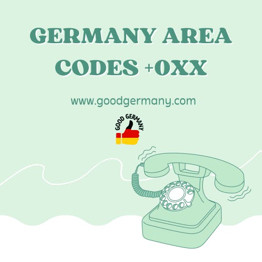 Germany Area Codes +0XX